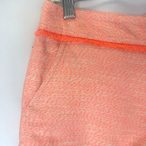 Lilly Pulitzer Walsh Shorts Papaya Size 00 Resort Beach Preppy Golfcore Tweed - Picture 4 of 10